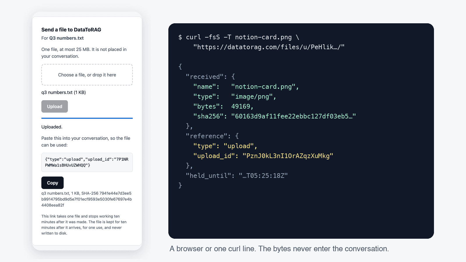A File on Your Computer, Into Drive, Jira or an Email, Without Passing Through the Chat